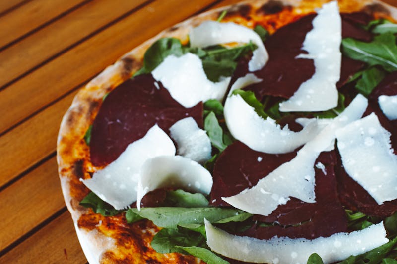 mods pizza arugula salad